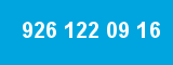 926 122 09 16